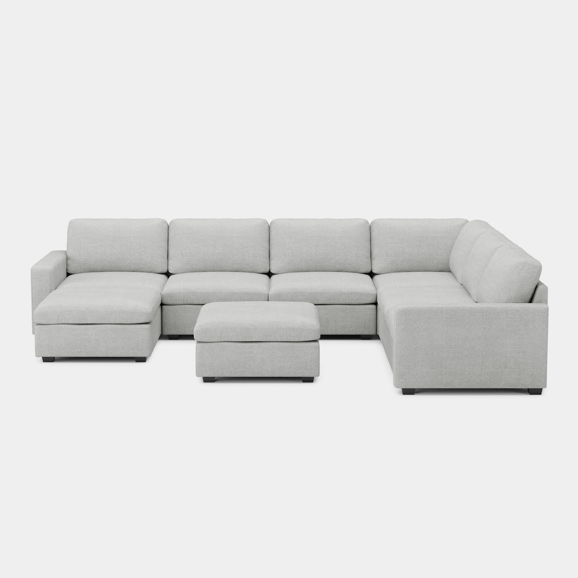 Cloud-Grey-/-Chenille-8-Seat-U-Shaped-Sectional