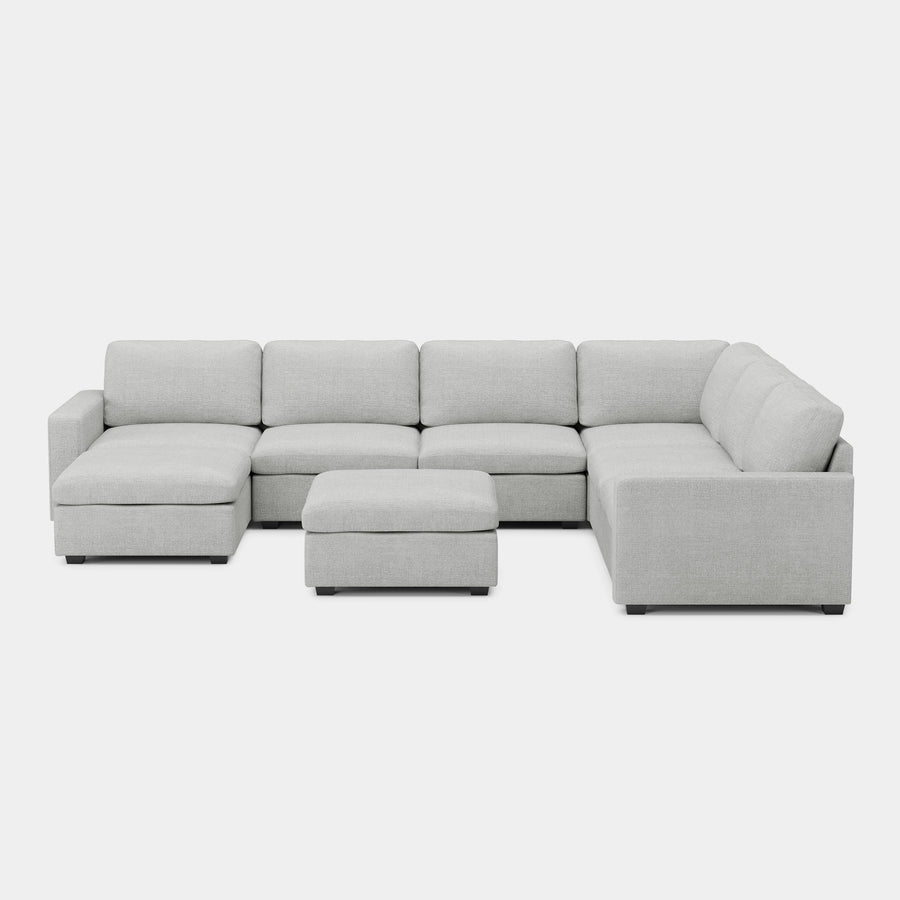 Cloud-Grey-/-Chenille-8-Seat-U-Shaped-Sectional