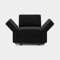 Soforia-Arm-Chair-Midnight-Black-Velvet-Adjustable-Backrest