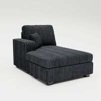 Shadow-Charcoal-/-Corduroy-Module-Left-Arm-Chaise
