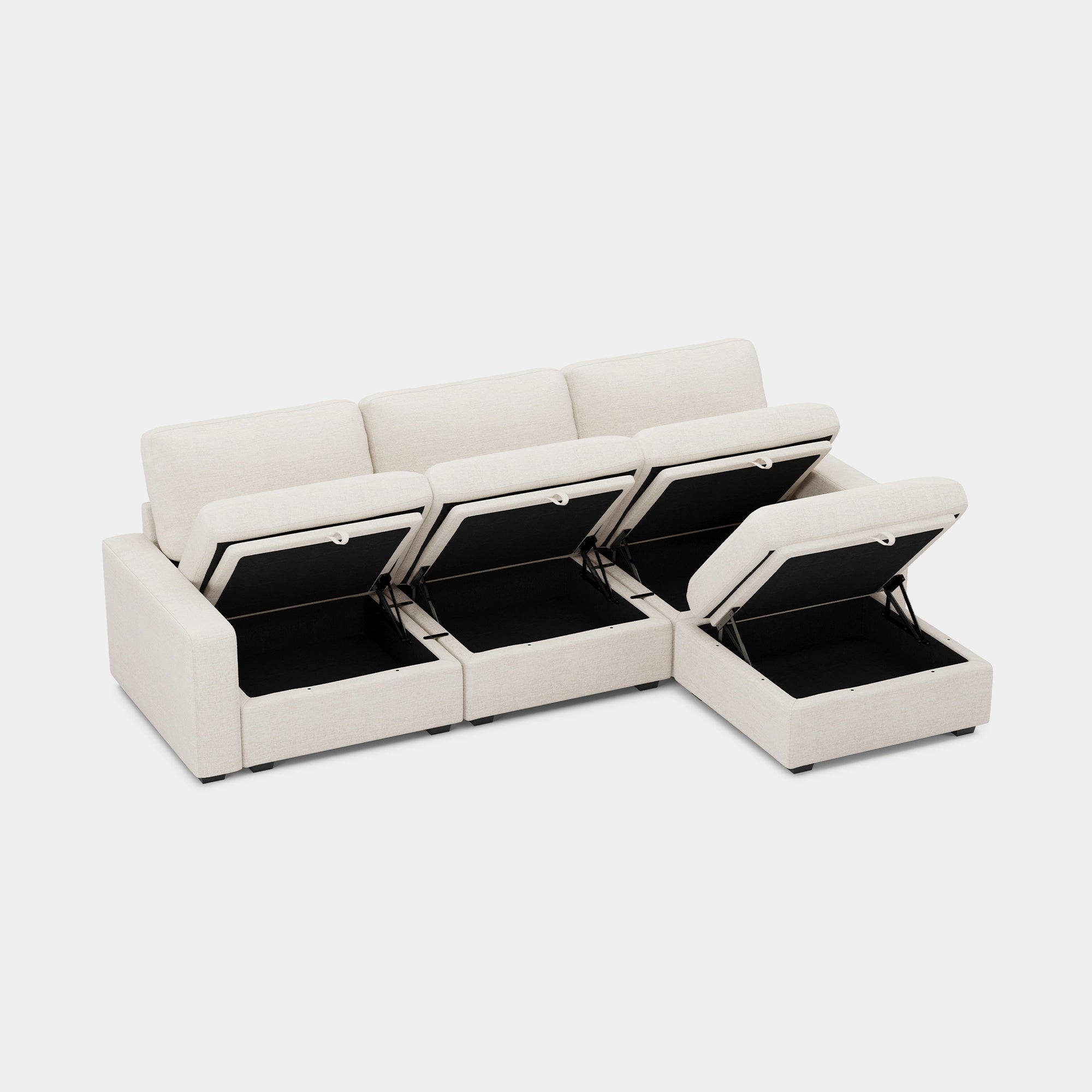 Misty-White-/-Chenille-4-Seat-L-Shaped-Sectional