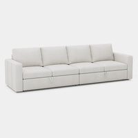 Misty-White-/-Chenille-4-Seat-Double-Pullout-Sofa