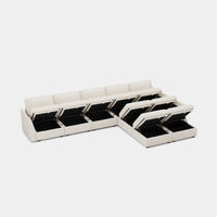Misty-White-/-Chenille-9-Seat-L-Shaped-Sectional