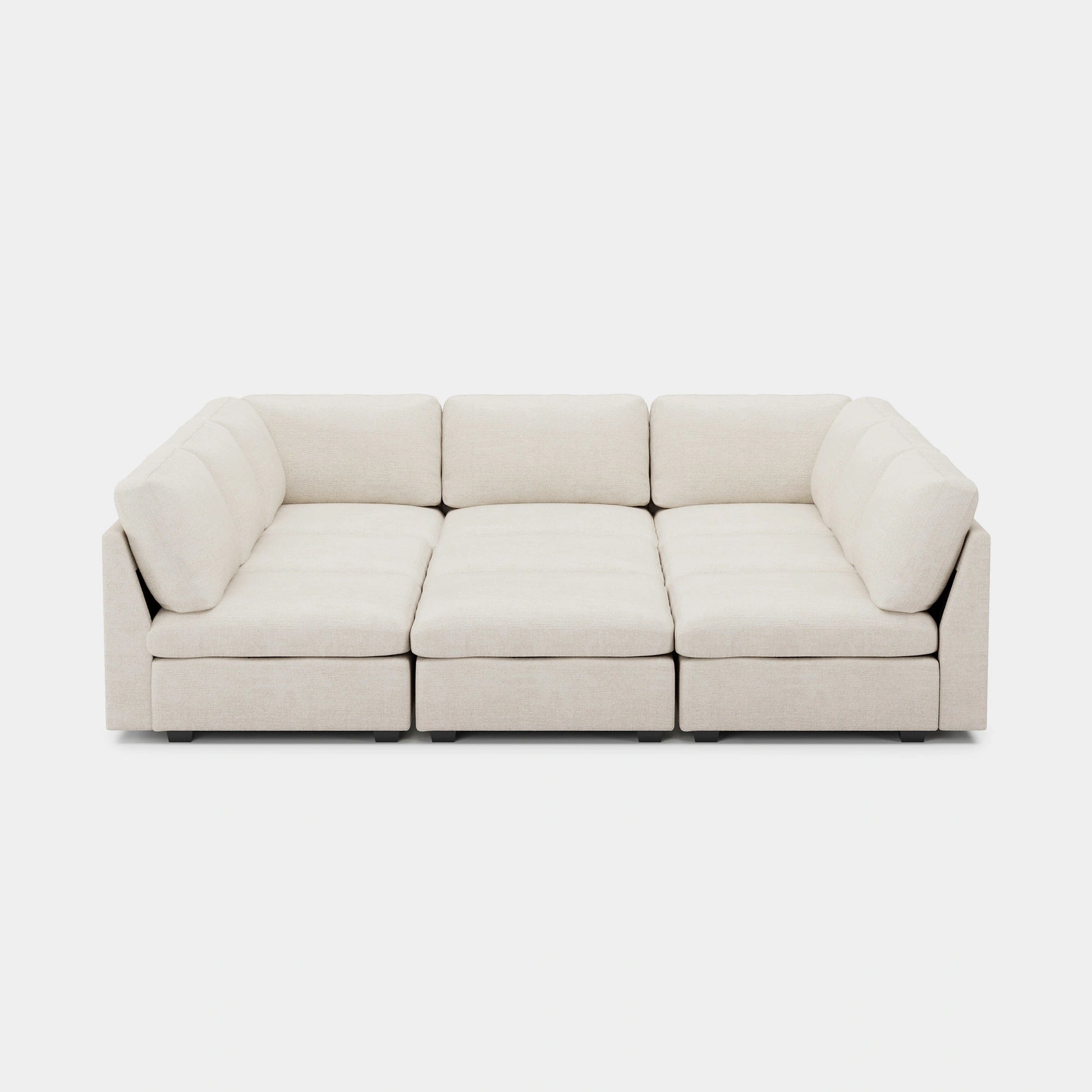 Misty-White-/-Chenille-9-Seat-Pit-Sectional