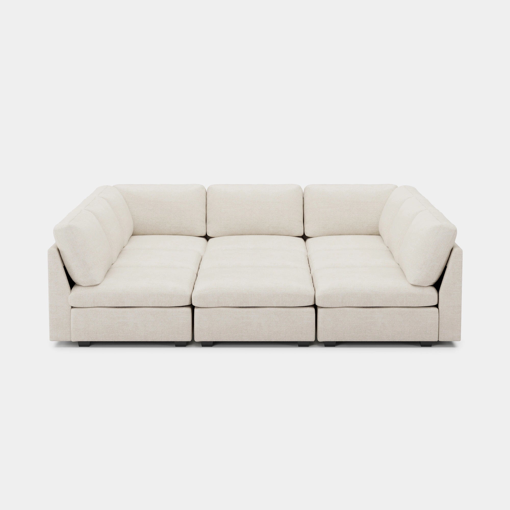 Misty-White-/-Chenille-9-Seat-Pit-Sectional