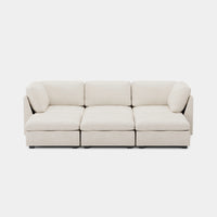 Misty-White-/-Chenille-6-Seat-Open-Pit-Sectional