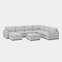 Cloud-Grey-/-Chenille-8-Seat-U-Shaped-Sectional