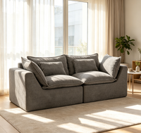 Velora Oversized Modular Loveseat Sofa