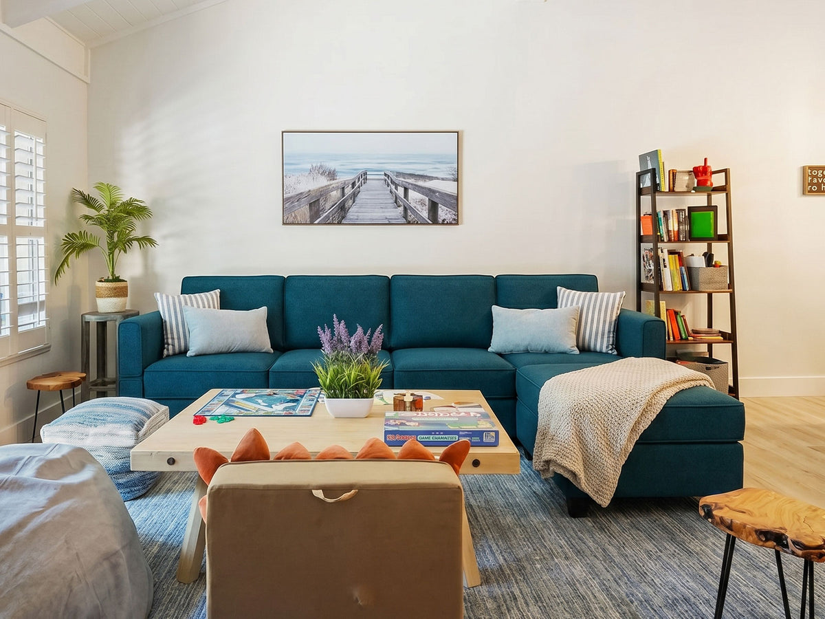 Belffin-Soforia-peacock-blue-multi-functional-modular-couch