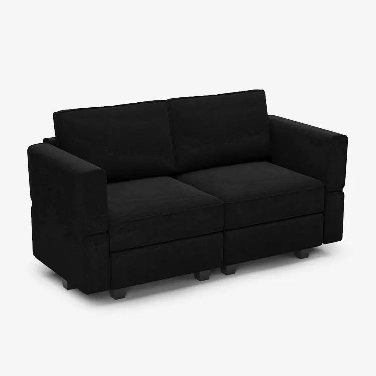 Midnight-Black-/-Velvet-Loveseat