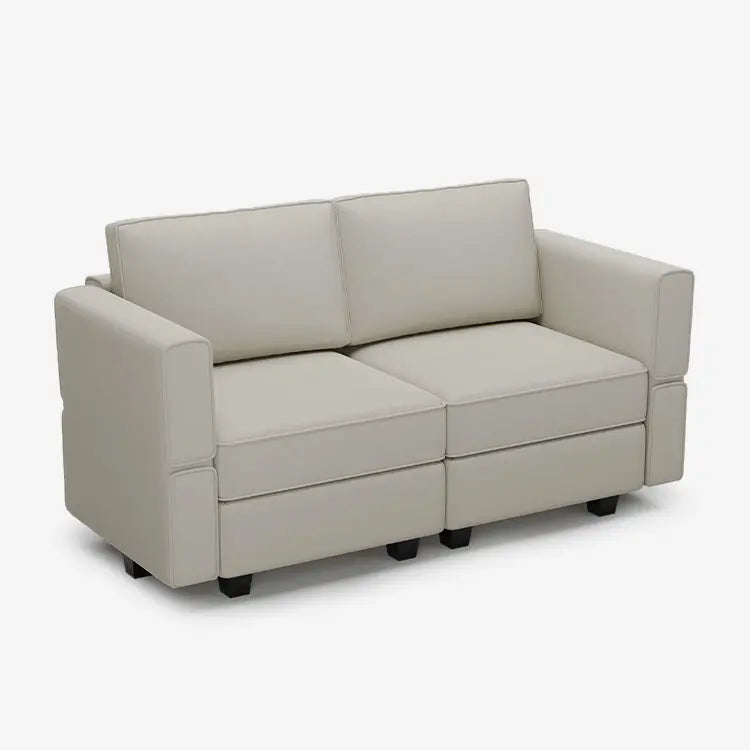 Pearl-Grey-/-Velvet-Loveseat