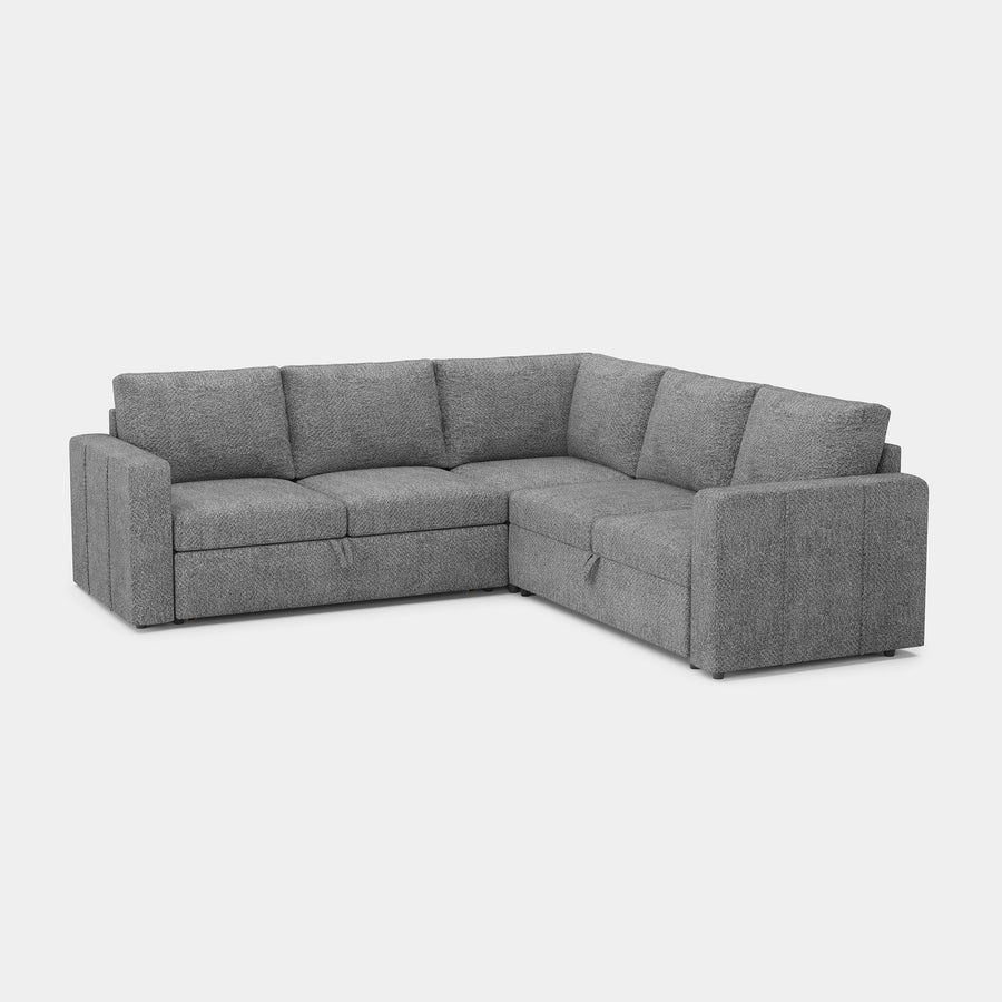 Silver-Grey-/-Chenille-6-5-Seat-L-Shaped-Pullout-Sectional