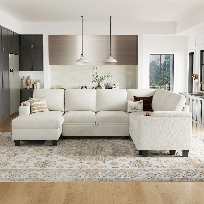 Vesper-Pull-out-Sectional-Sofa-Misty-White-Chenille