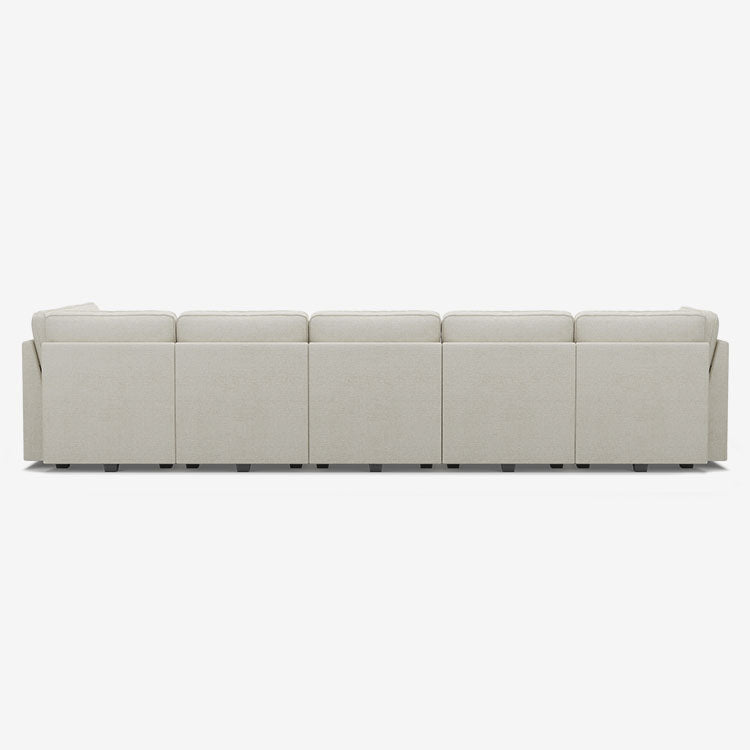 Belffin 9 Seats + 8 Sides Oversized Modular Chenille Cloud  Sofa with Large Storage Seat