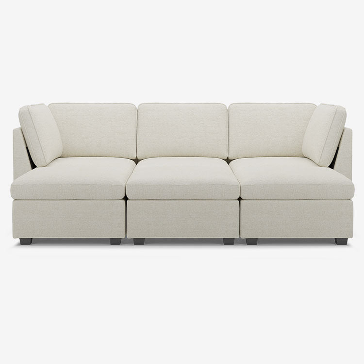 Belffin 6 Seats + 5 Sides Oversized Modular Chenille Cloud Sleeper Sofa with Large Storage Seat