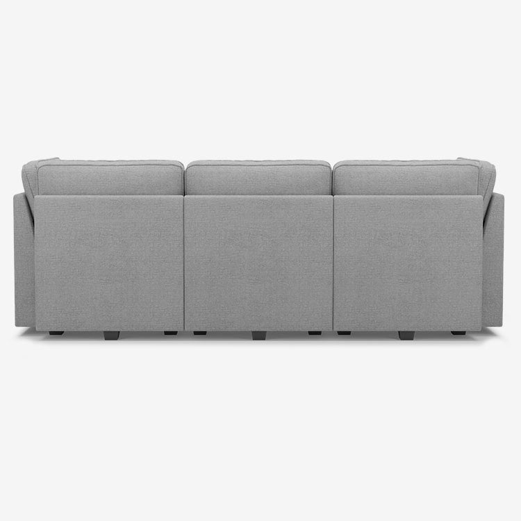 Belffin 6 Seats + 5 Sides Oversized Modular Chenille Cloud Sleeper Sofa with Large Storage Seat