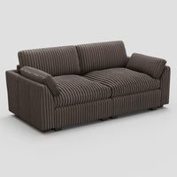 Mink-Brown-/-Corduroy-Loveseat