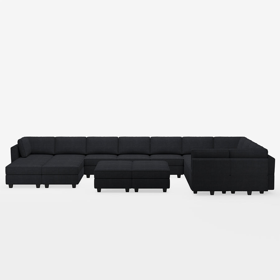 Obsidian-Black-/-Corduroy-21-Seat-U-Shaped-Sectional