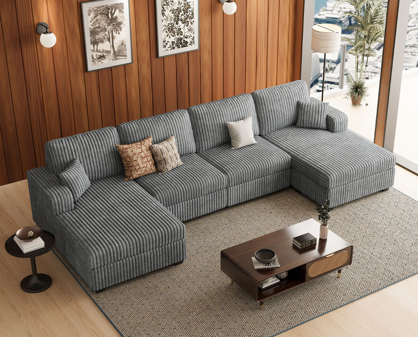 Cordelle 4 Seats Sofa