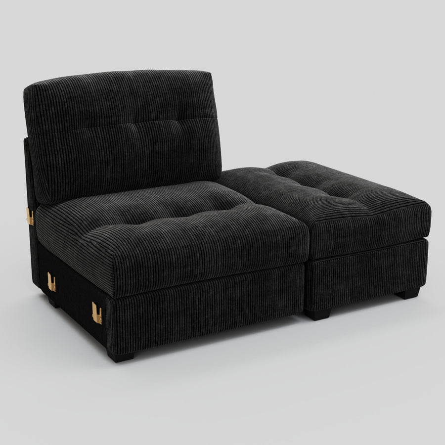 Obsidian-Black-/-Corduroy-Module-Reversible-Ottoman-Chaise