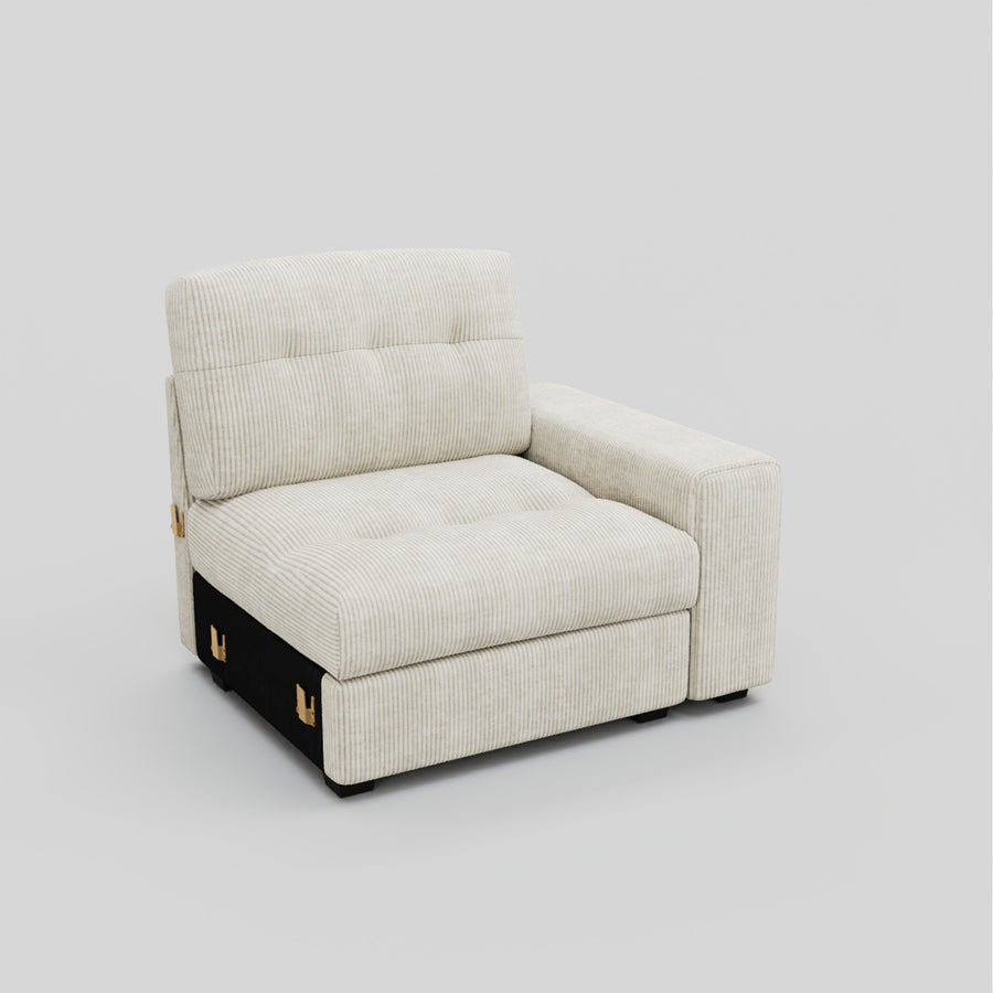 Ivory-Beige-/-Corduroy-Module-Right-Seat