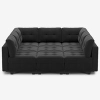 Ebony-Black-/-Velvet-9-Seat-Pit-Sectional