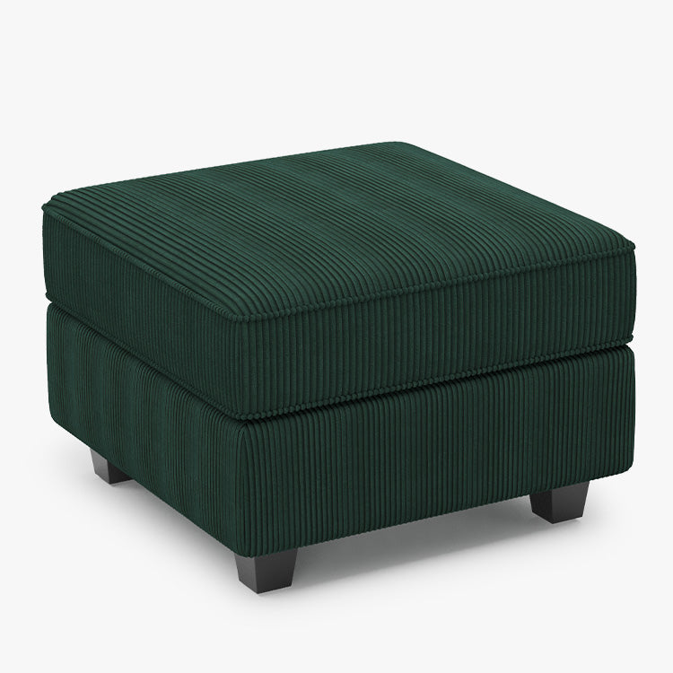 Seaweed-Green-/-Corduroy-Module-Ottoman