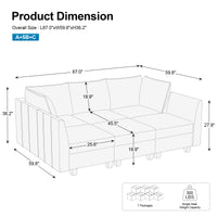 6-Seat-Pit-Sectional-dimension