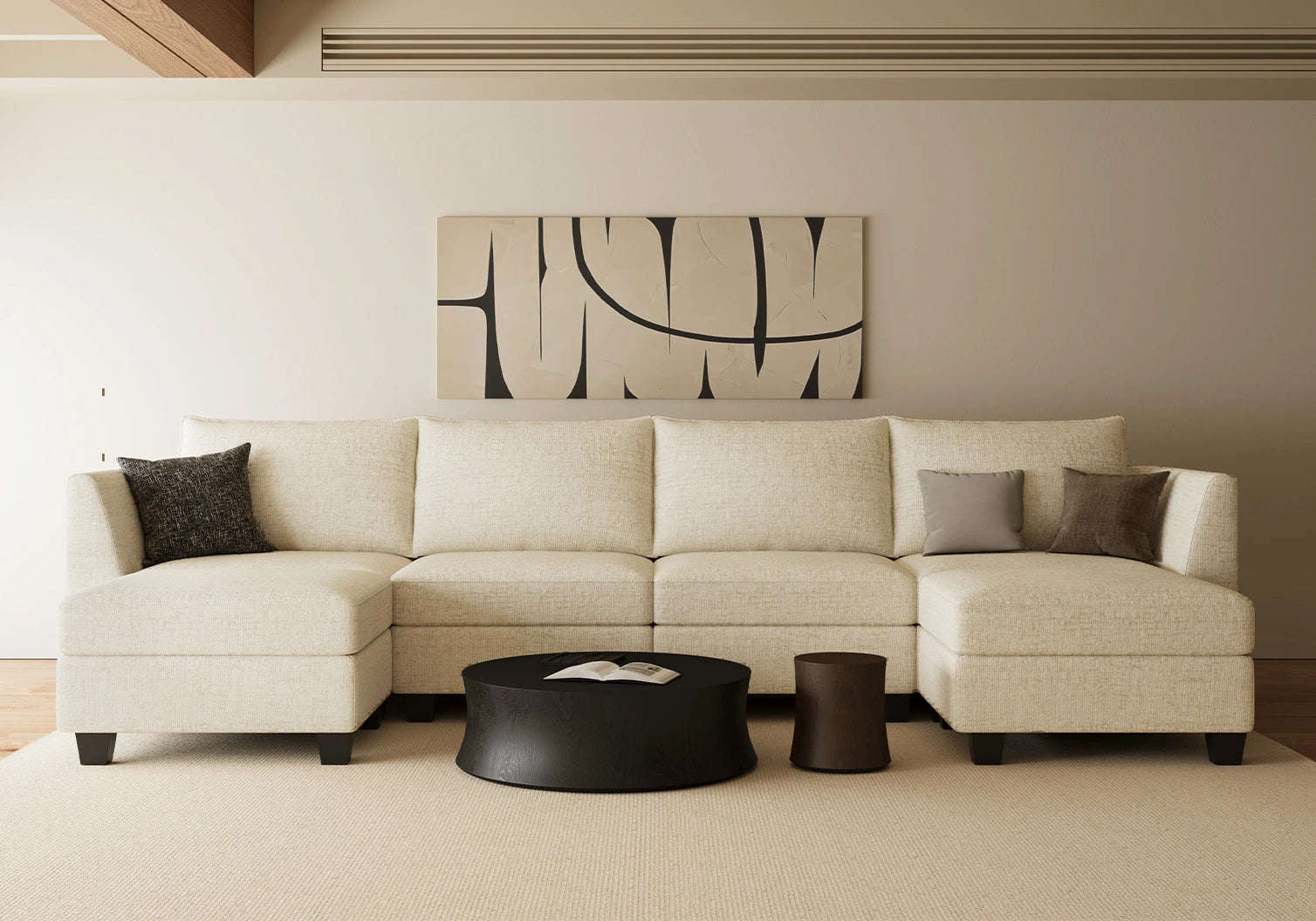 Belffin-Cream-U-Shaped-Modular-Sectional-Sofa-with-Chaise