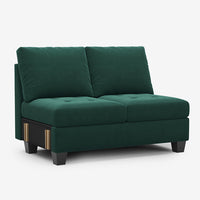 Myrtle-Green-/-Velvet-Module-Loveseat