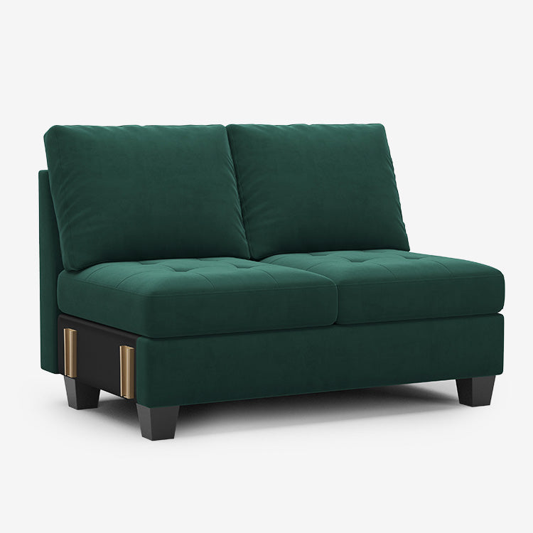 Myrtle-Green-/-Velvet-Module-Loveseat