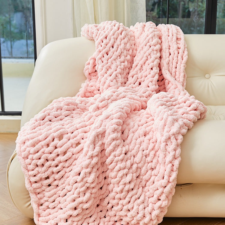 🎁 Belffin Soft Thick Yarn Cable Knit Blanket (100% off)