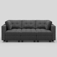Shadow-Grey-/-Weave-6-Seat-Pit-Sectional