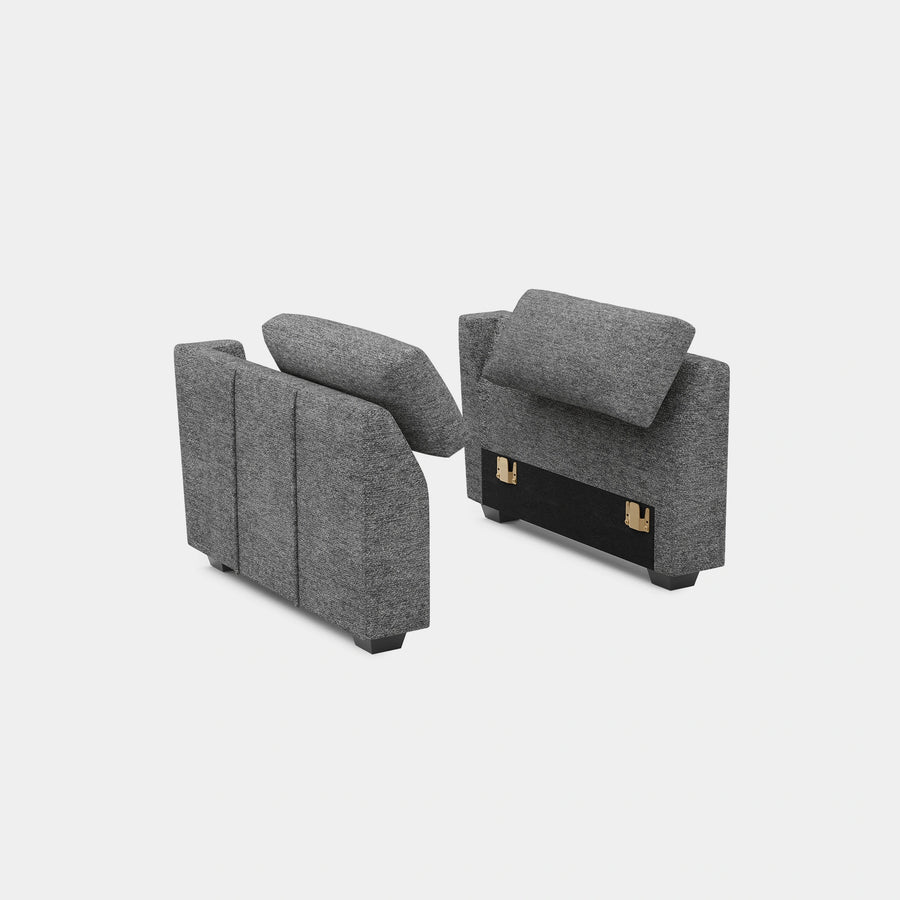 Silver-Grey-/-Chenille-Module-Pair-of-Arms