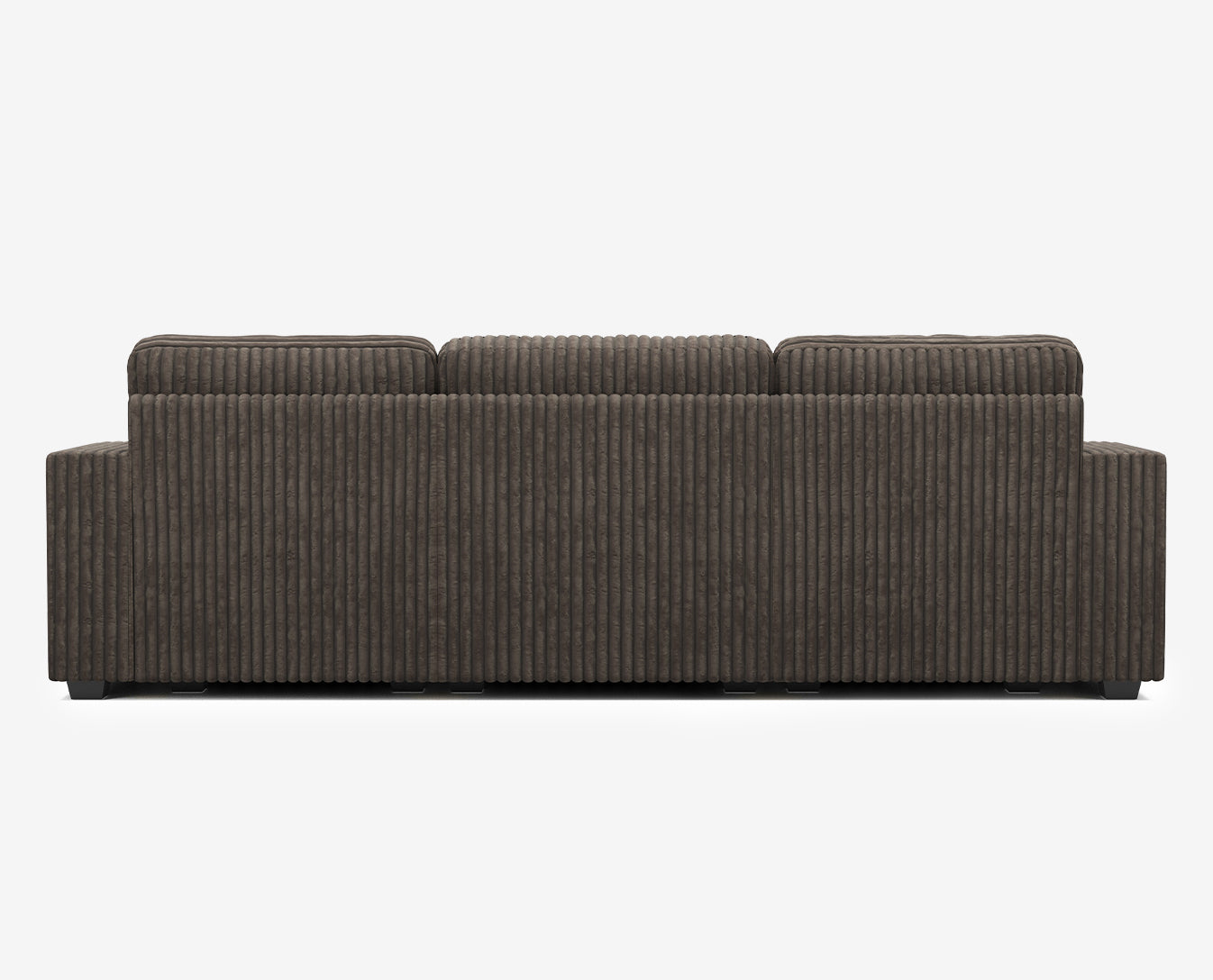 Belffin 3 Seats Oversized Wide-Ribbed Corduroy Sofa
