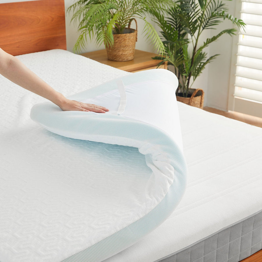 Belffin Gel Memory Foam Mattress Topper Belffin