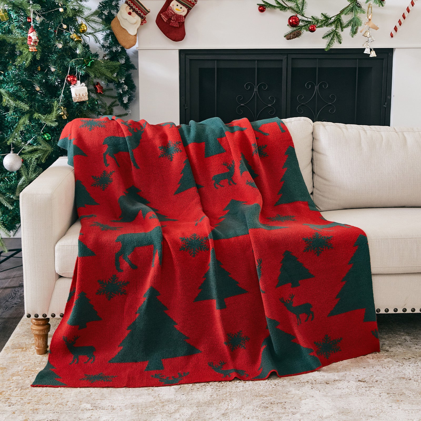 Belffin Christmas Charm Blanket