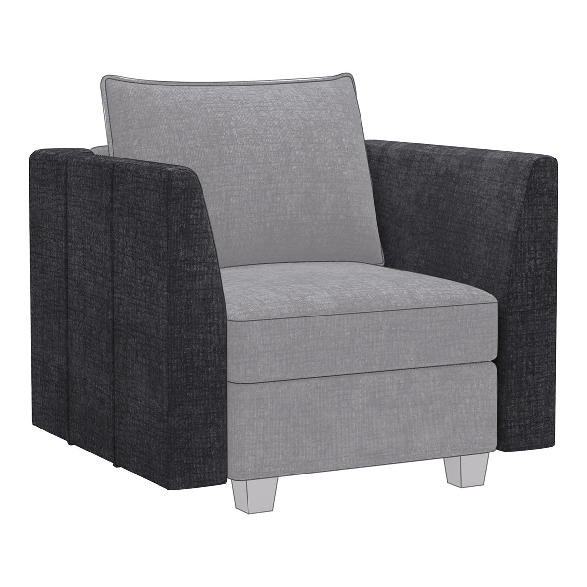 Chenille-a-pair-of-arms-Graphite-Grey