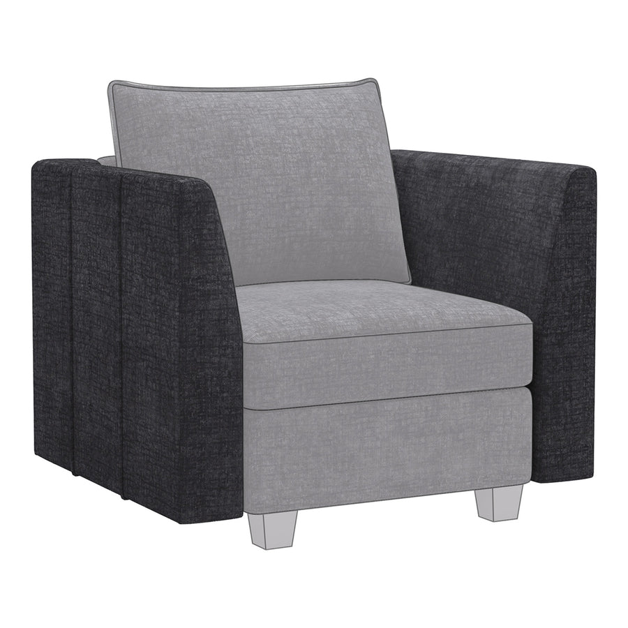 Graphite-Grey-/-Chenille-Module-Pair-of-Arms