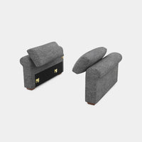 Silver-Grey-/-Chenille-Module-Pair-of-Arms