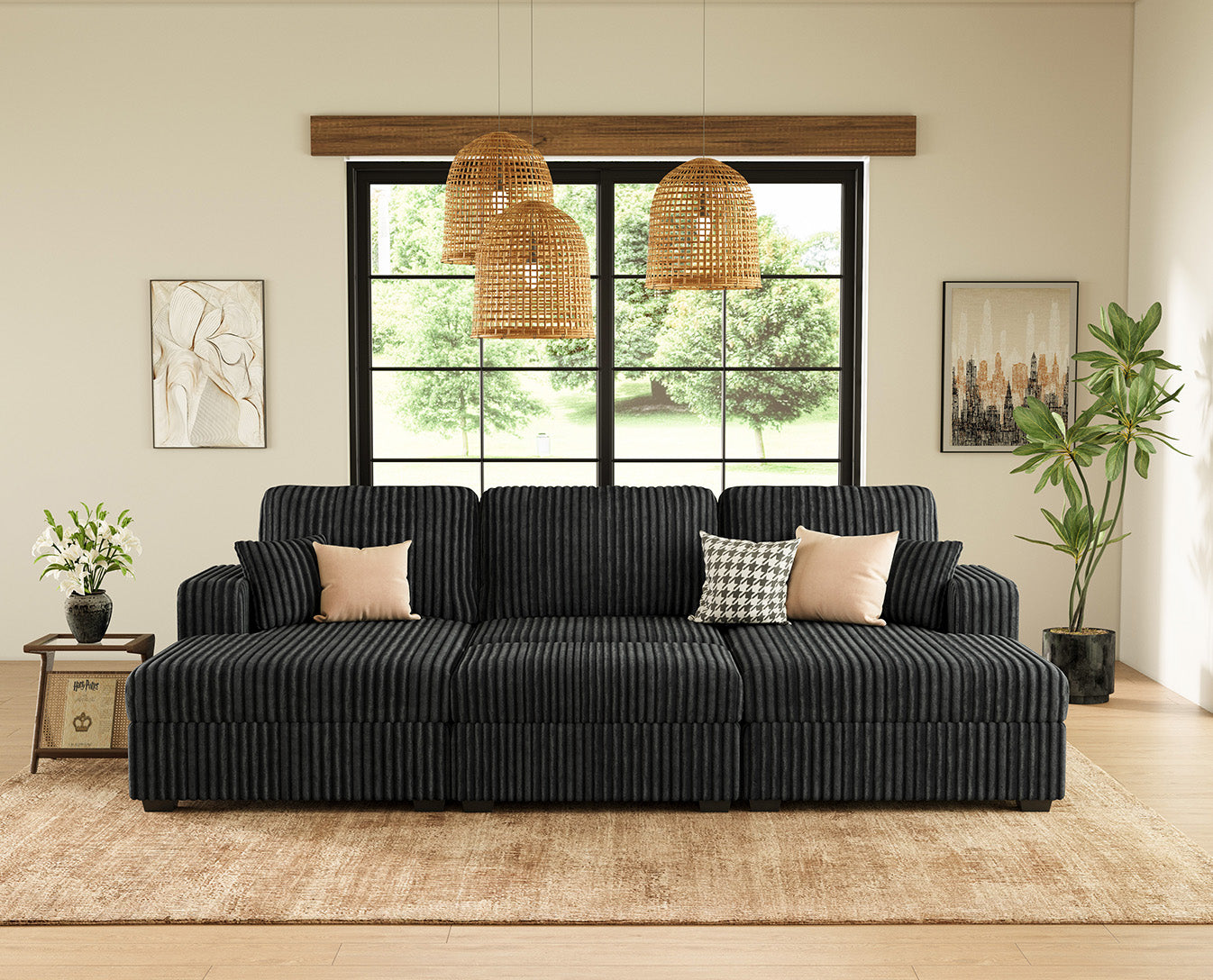 Cordelle 3 Seats Sleeper sofa