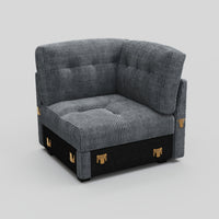 Pewter-Grey-/-Corduroy-Module-Corner-Seat