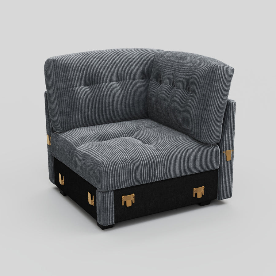 Pewter-Grey-/-Corduroy-Module-Corner-Seat