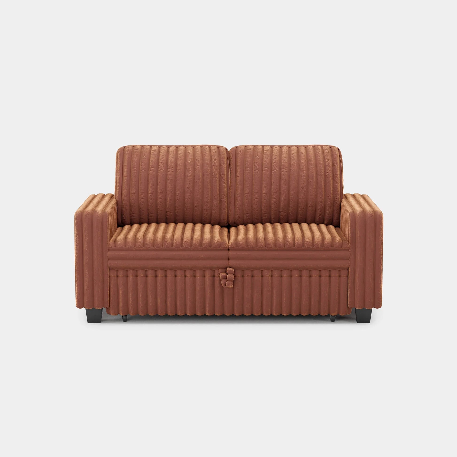 Caramel-Brown-/-Faux-Rabbit-Fur-Corduroy-A+G