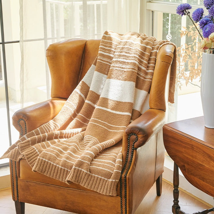 Belffin Soft Striped Polyester Blanket