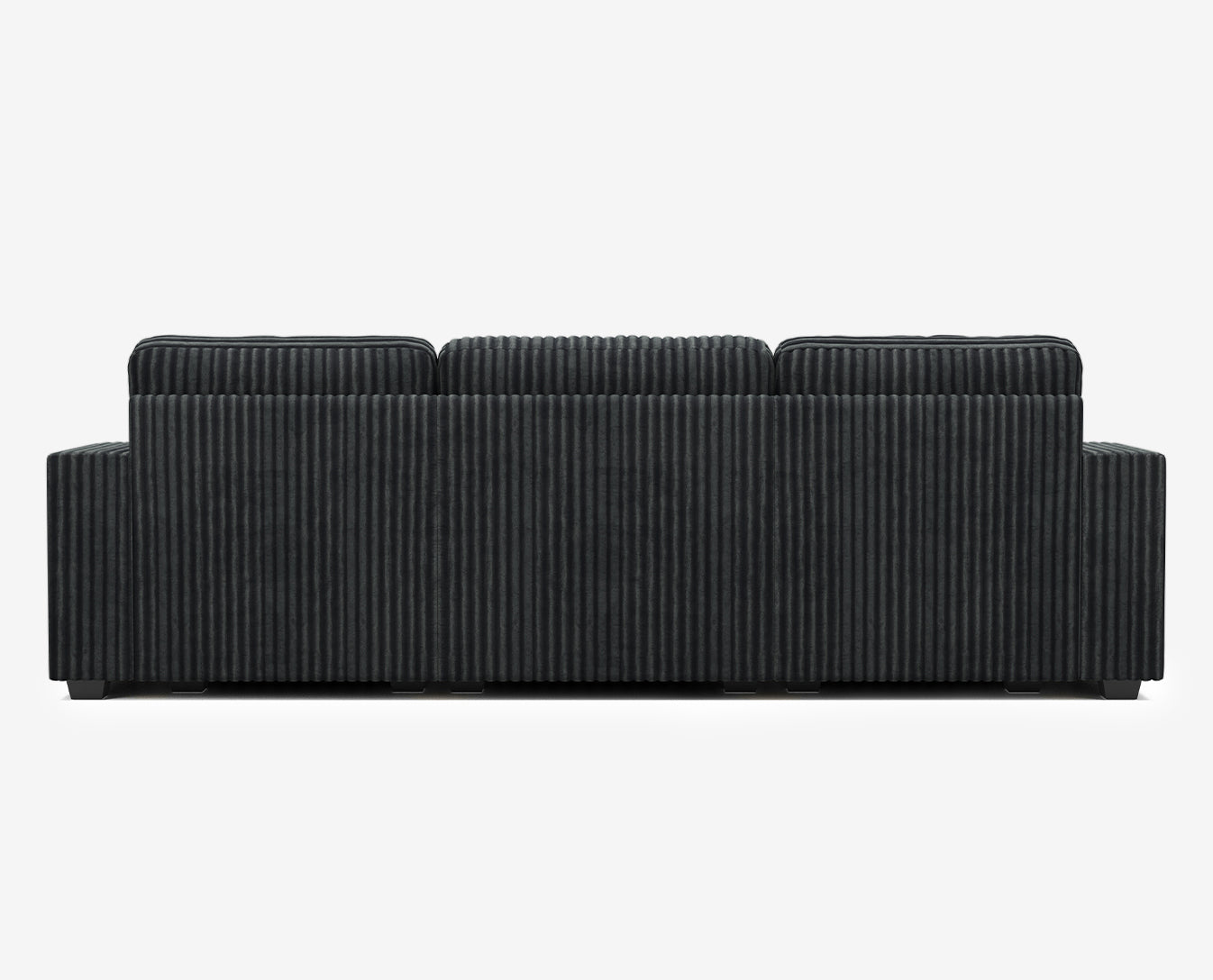 Belffin 3 Seats Oversized Wide-Ribbed Corduroy Sofa