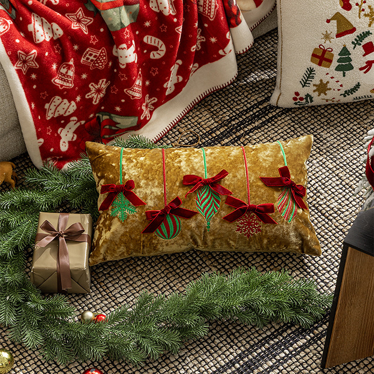 Christmas Whimsy Throw Pillows