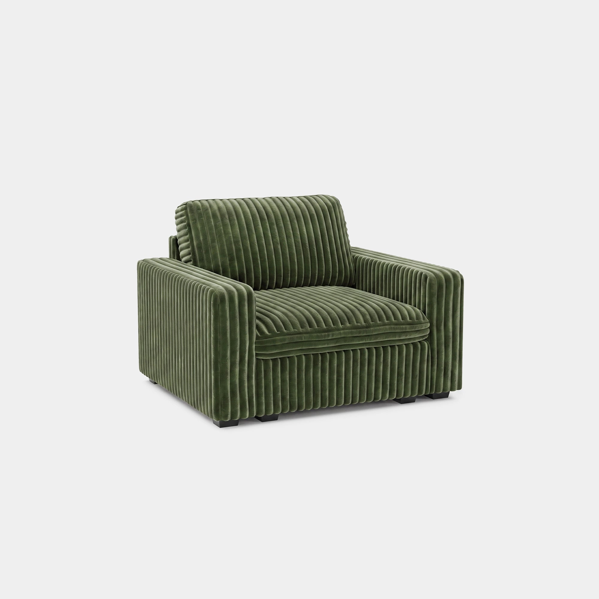 Olivewood-Green-/-Corduroy-Armchair