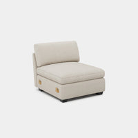 Misty-White-/-Chenille-Module-Seat