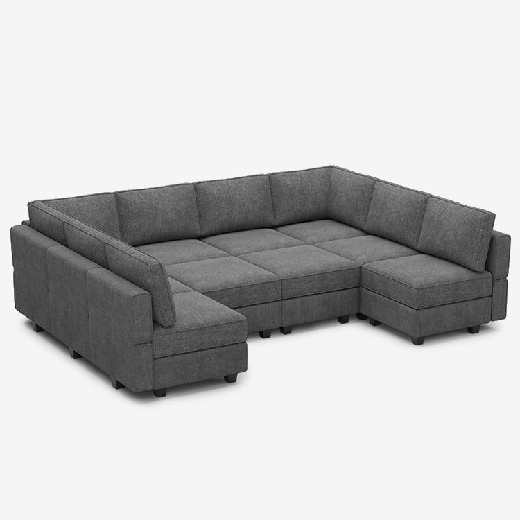 Belffin Modular Sofas - 10 Seats + 10 Sides Modular Terry Sofa